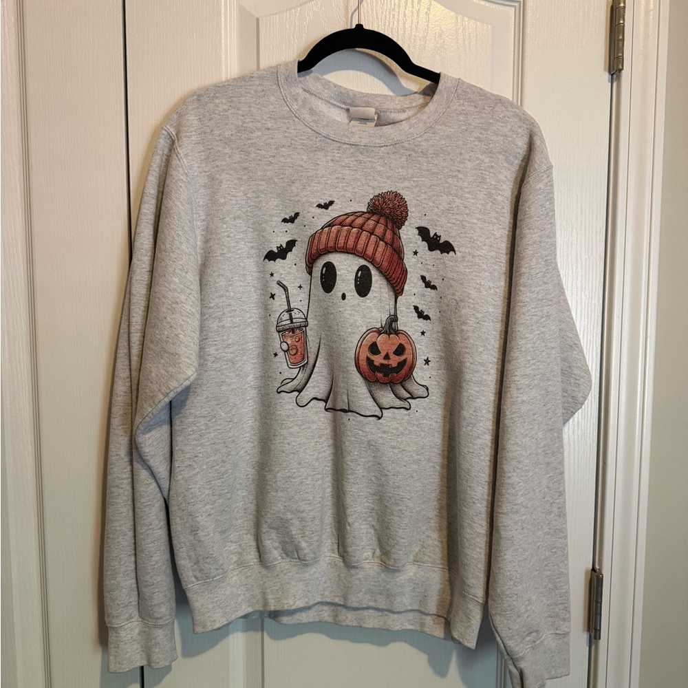Port and Company Light Gray Ghost Sweatshirt